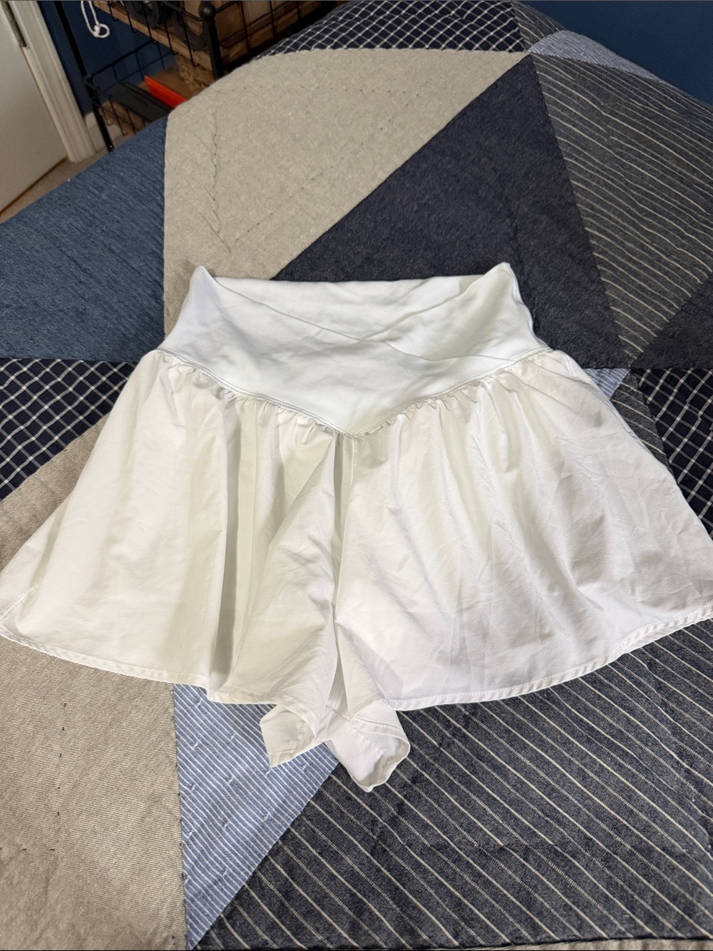 aerie White Athletic Skort Shorts